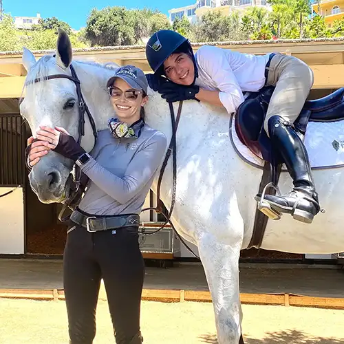 Selma Blair and Mr. Nibbles